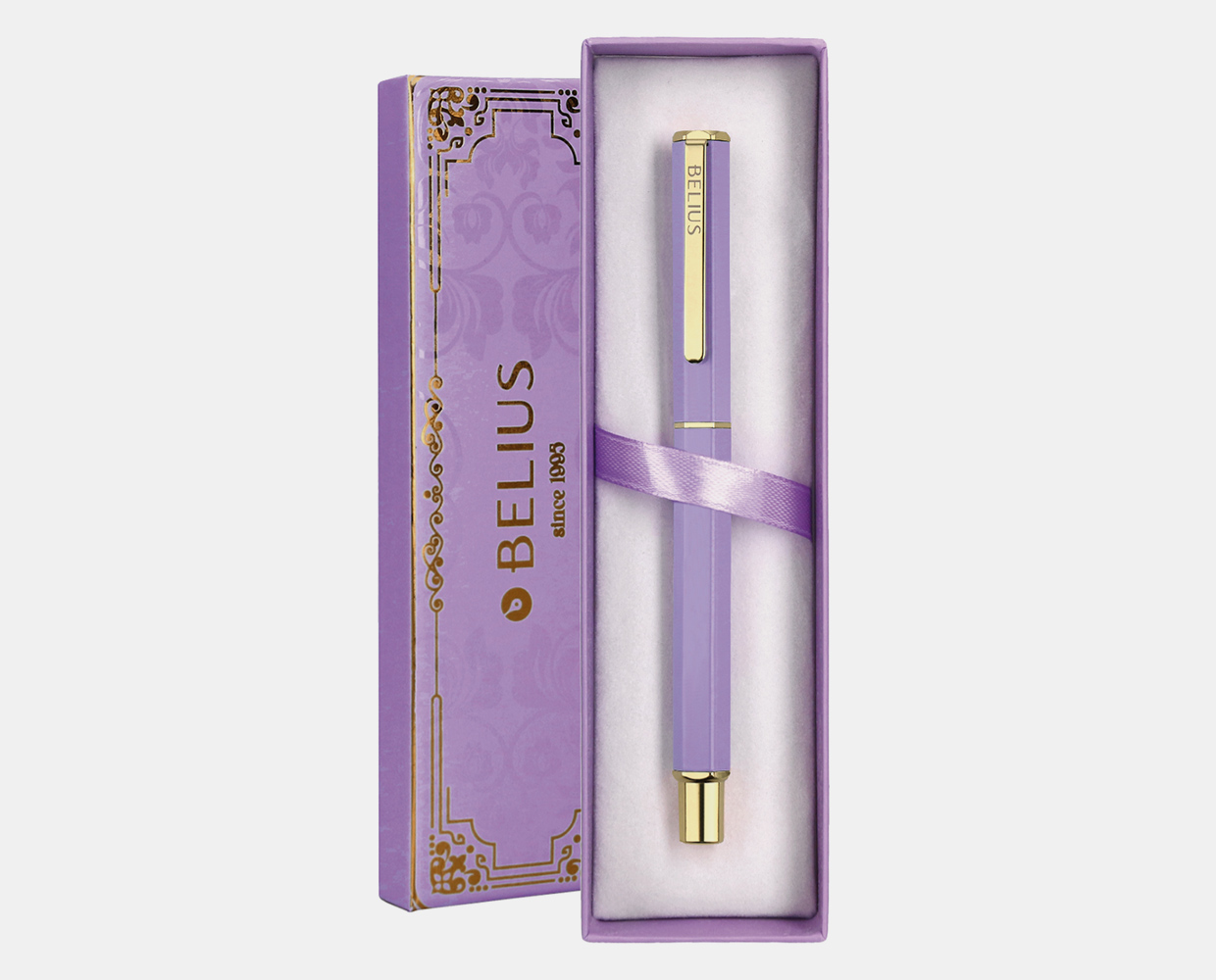 Bolígrafo (tamaño 0,8mm) lila. Colección Macaron Bliss. Belius.